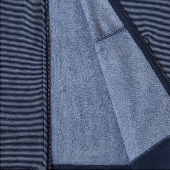 Hang Ten Men's Full Zip Striped Sweater Lined Sz XL - Picture 3 of 10